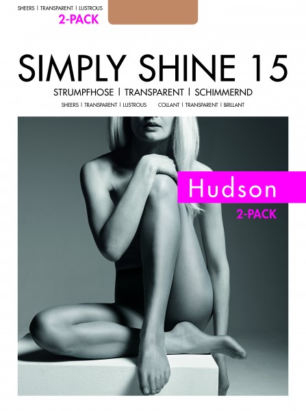 Hudson Simply Shine 15 - Tenké lesklé punčocháče
