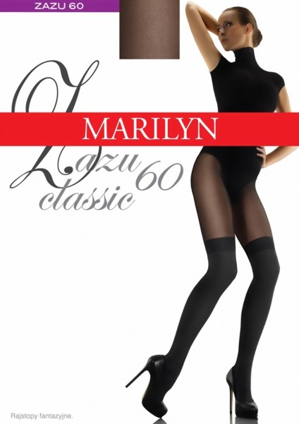 Marilyn - Trendy over-knee tights Zazu Classic, 60 DEN