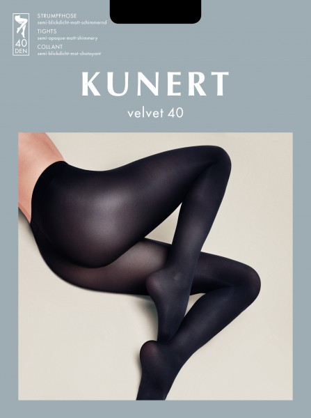 Kunert Velvet 40 - Hladké, neprůhledné punčocháče z mikrovlákna