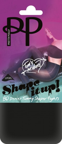Pretty Polly Shape It Up 80 denier bříško Shaper punčocháče