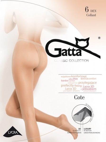 Gatta Cote 6 - Ultra tenké letní punčochové kalhoty