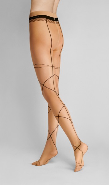 Hudson - Sheer tights with sophisticated curved lines