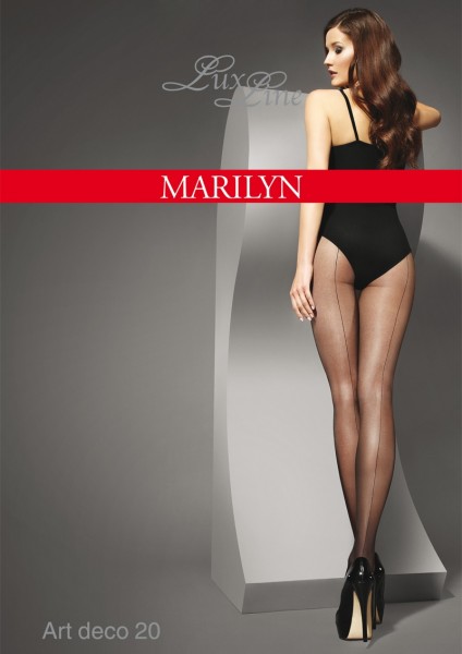 Marilyn - 20 denier punčocháče se zadním švem