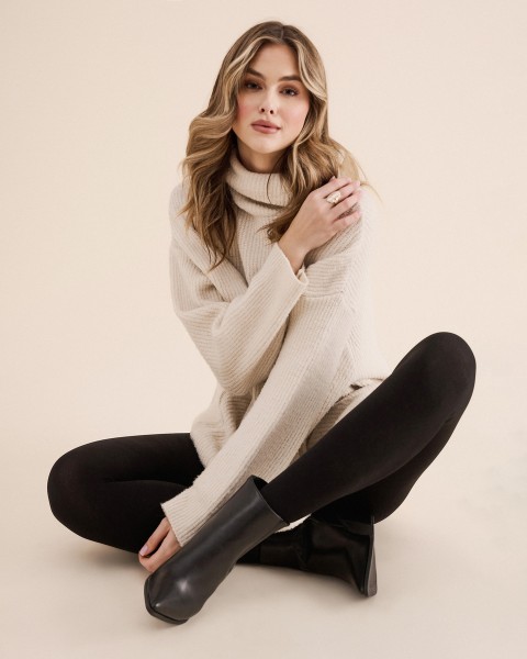 Gabriella - Neprůhledné vlněný zimní punčochové kalhoty Arctic, 500 denier