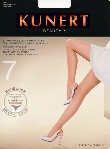 Kunert Beauty 7 - Ultra tenké letní punčochové kalhoty nude-look