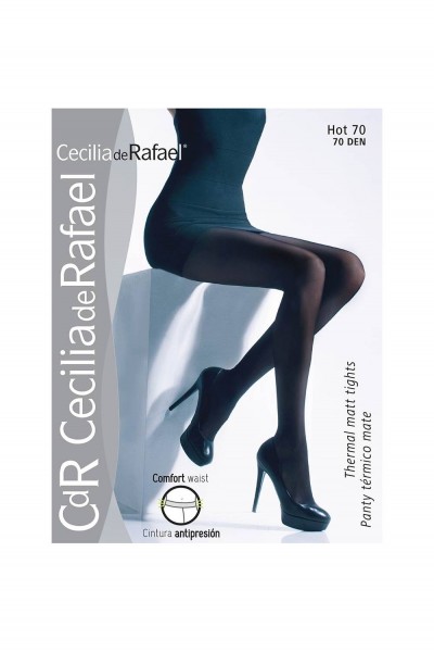 Cecilia de Rafael Heat - 150 denier teplé zimní punčochové kalhoty