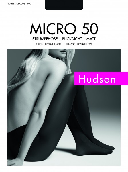 Hudson - Neprůhledné punčochové kalhoty Micro 50
