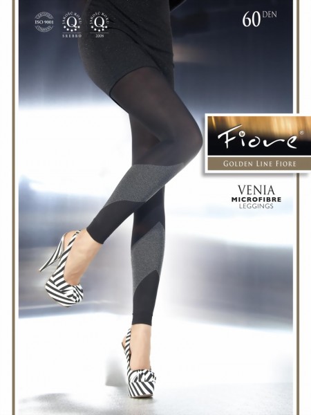 Fiore - Opaque patterned leggings Venia 60 DEN