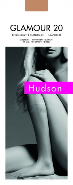 Hudson Glamour 20 - Tenké lesklé podkolenky