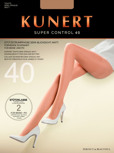 Kunert Super Control 40 - punčochové kalhoty Semi-neprůhledný podpůrné