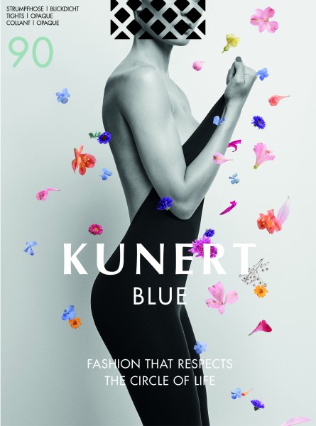 Kunert Blue 90 - Opaque biodegradable tights