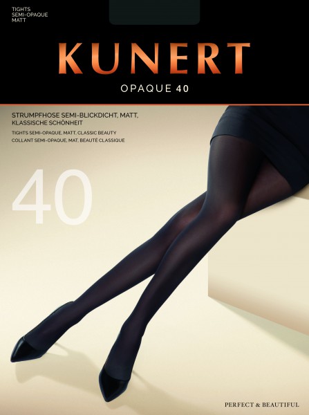 Kunert Neprůhledné 40 - Klasické návěsy neprůsvitné punčocháče