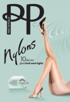 Pretty Polly - Nylons 10 denier gloss back seam tights Pretty Polly - Nylons 10 denier gloss back seam tights