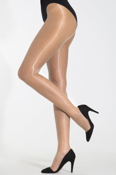 Cecilia de Rafael Eterno Super Lucido 10 - Super shiny, ultra sheer no waistband tights