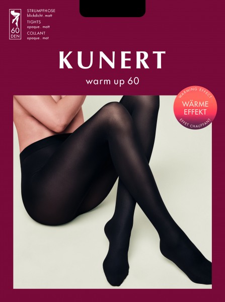 Kunert - Neprůhledná zimní punčochové kalhoty Warm Up 60