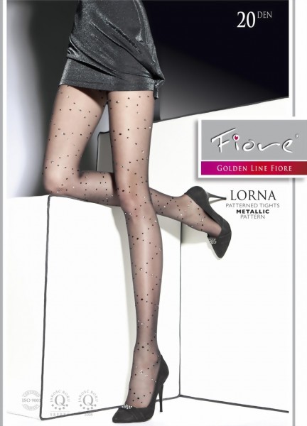 Fiore - Elegant dot pattern tights Lorna 20 DEN