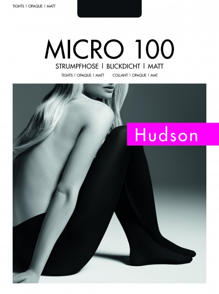 Hudson Micro 100 - Neprůhledné punčocháče z mikrovlákna