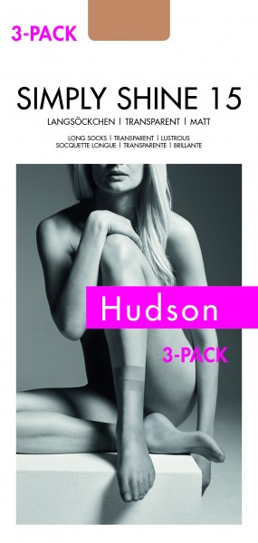 Hudson Simply Shine 15 - Tenké lesklé ponožky