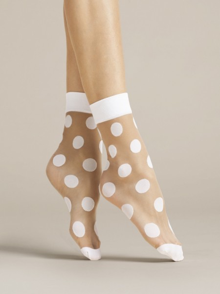 Fiore - Tenké ponožky s puntíky