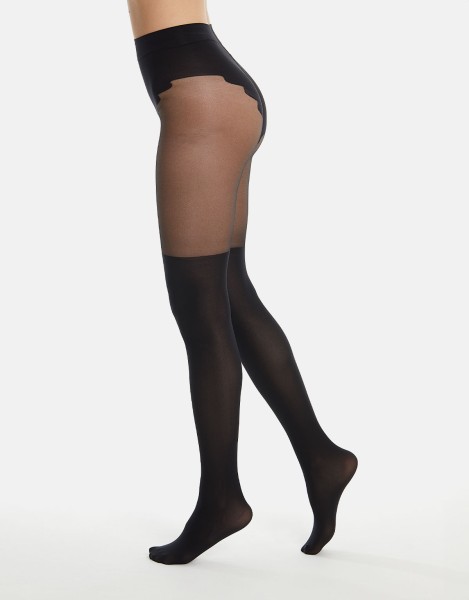 Cette - punčocháče s efektem nadkolenek s elegantními tangy